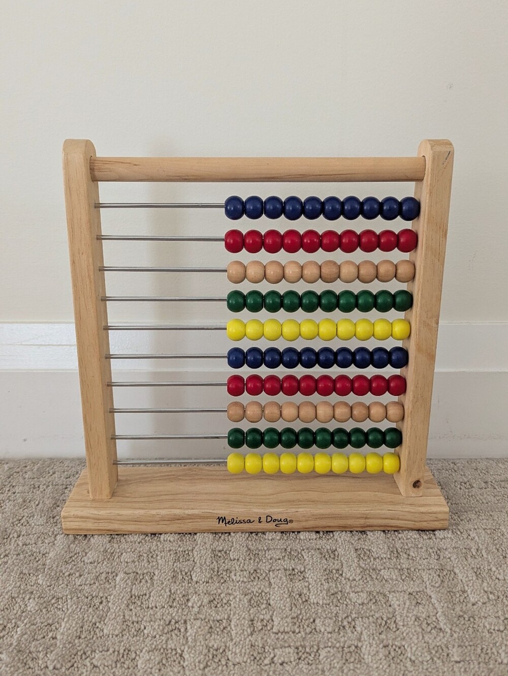 Melissa & Doug Wooden Abacus Toy